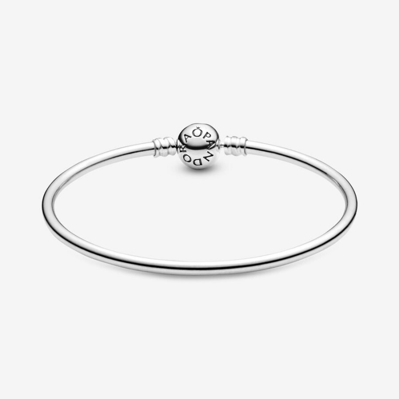 Pandora Moments Bangle Charm Bracelets Sterling Silver | 194-ZNQURK