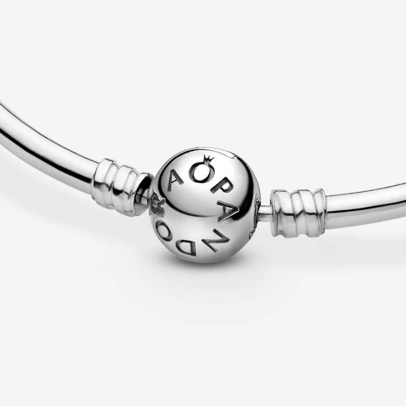 Pandora Moments Bangle Charm Bracelets Sterling Silver | 194-ZNQURK