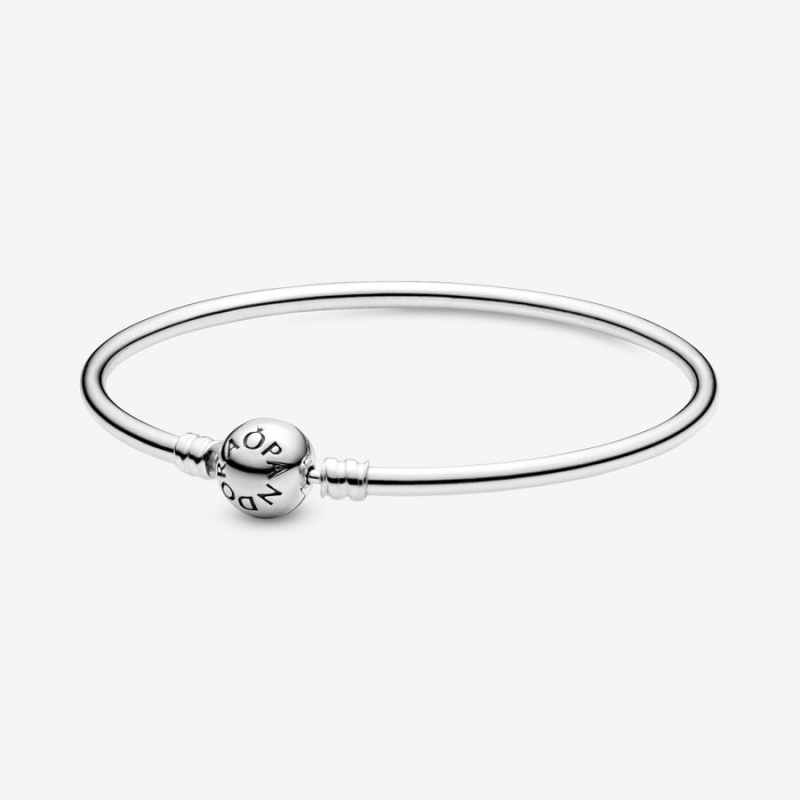 Pandora Moments Bangle Charm Bracelets Sterling Silver | 194-ZNQURK