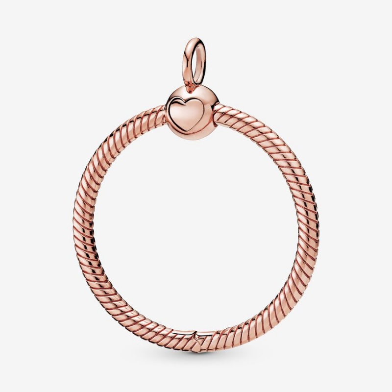 Pandora Moments Medium O Charm Pendants Rose Gold Plated | 192-AOVKGS