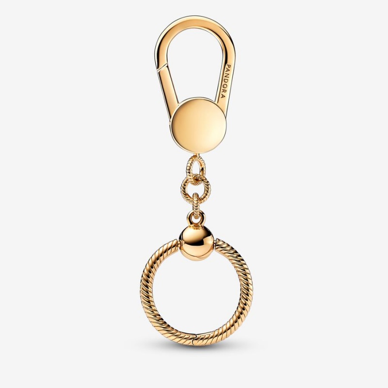 Pandora Moments Small Bag Charm Holders Gold Plated | 724-UMSGYE