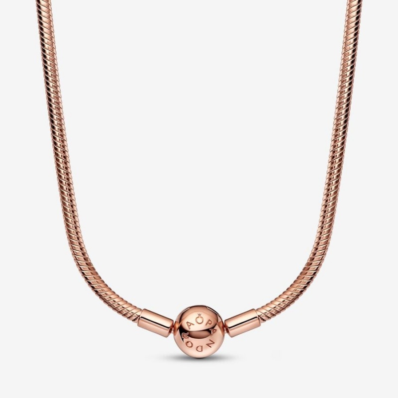 Pandora Moments Snake Charm Holders Rose Gold Plated | 093-XDBFAL