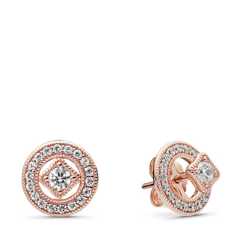 Pandora Necklace & Earring Sets Rose Gold Plated | 520-SPXOAV