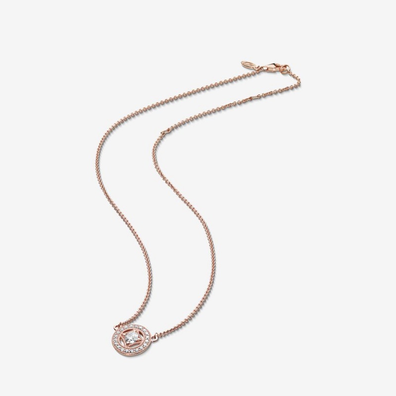 Pandora Necklace & Earring Sets Rose Gold Plated | 520-SPXOAV