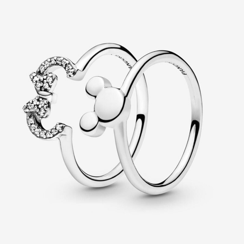 Pandora Pinky Rings Sterling Silver | 024-AUTRQV