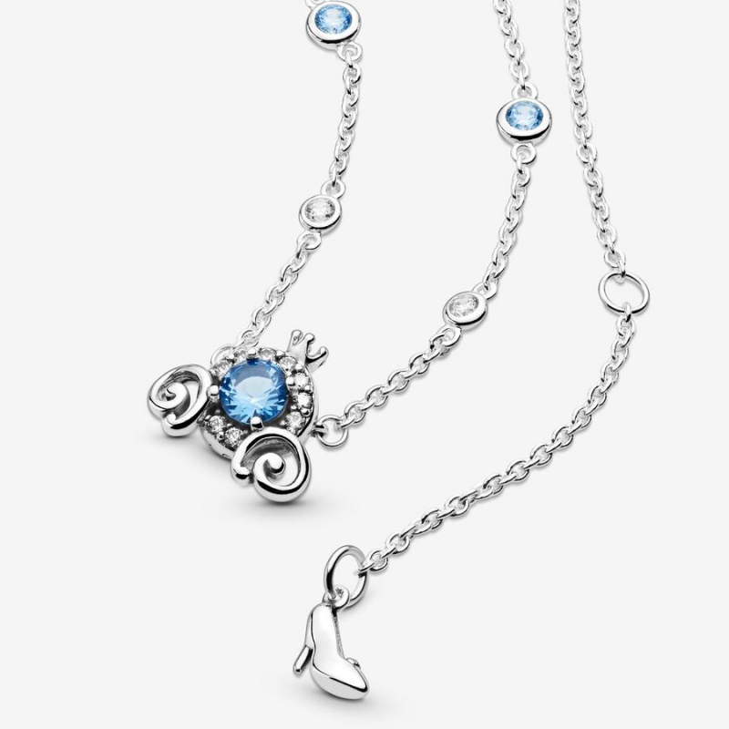 Pandora Pumpkin Coach Collier Pendant Necklaces Sterling Silver | 803-HWQXBI