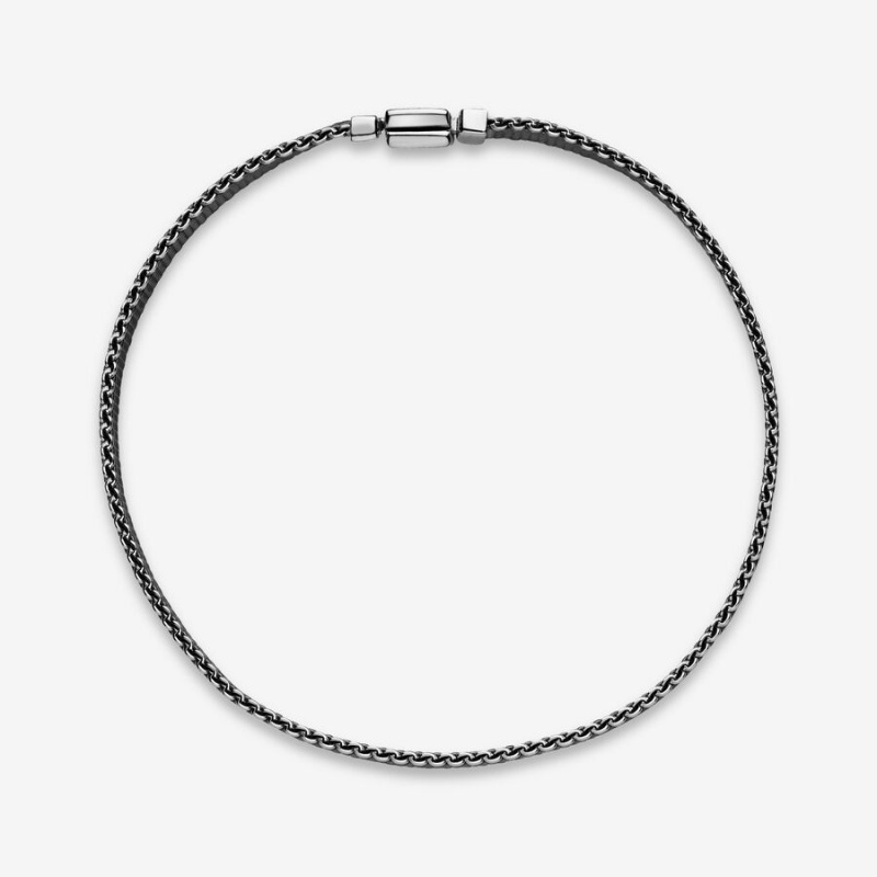 Pandora Reflexions™ Mesh Charm Bracelets Sterling Silver | 453-OYJNET