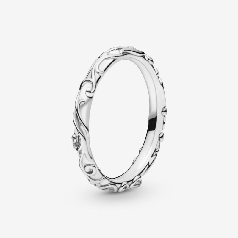 Pandora Regal Band Rings Sterling Silver | 925-WPDTIE