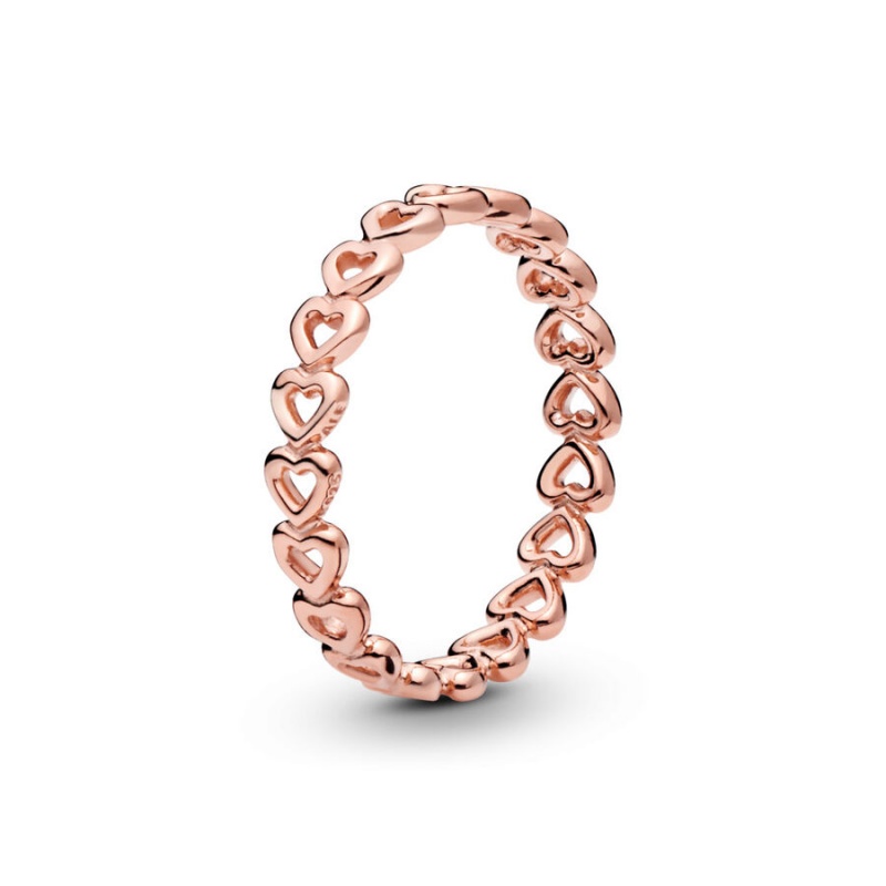 Pandora Ring Sets Rose Gold Plated | 184-BEJGSC