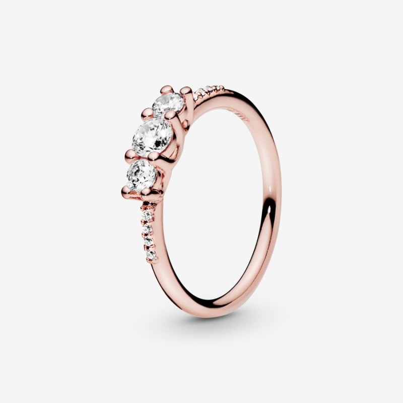 Pandora Ring Sets Rose Gold Plated | 184-BEJGSC