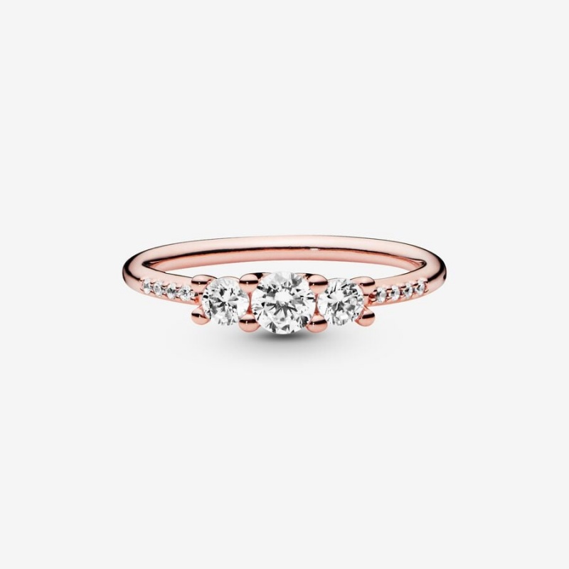 Pandora Ring Sets Rose Gold Plated | 184-BEJGSC