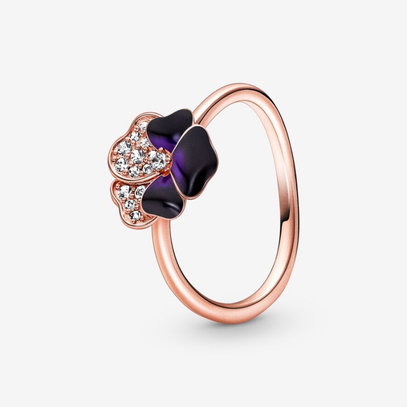 Pandora Ring Sets Rose Gold Plated | 358-SKVZDU