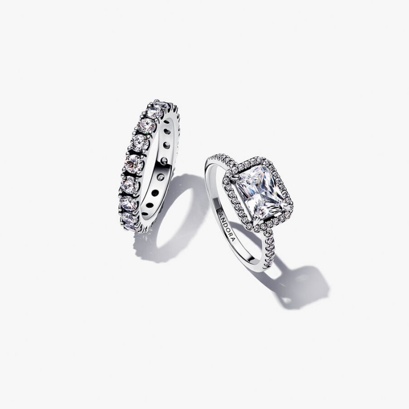 Pandora Ring Sets Sterling Silver | 249-VRPUOQ