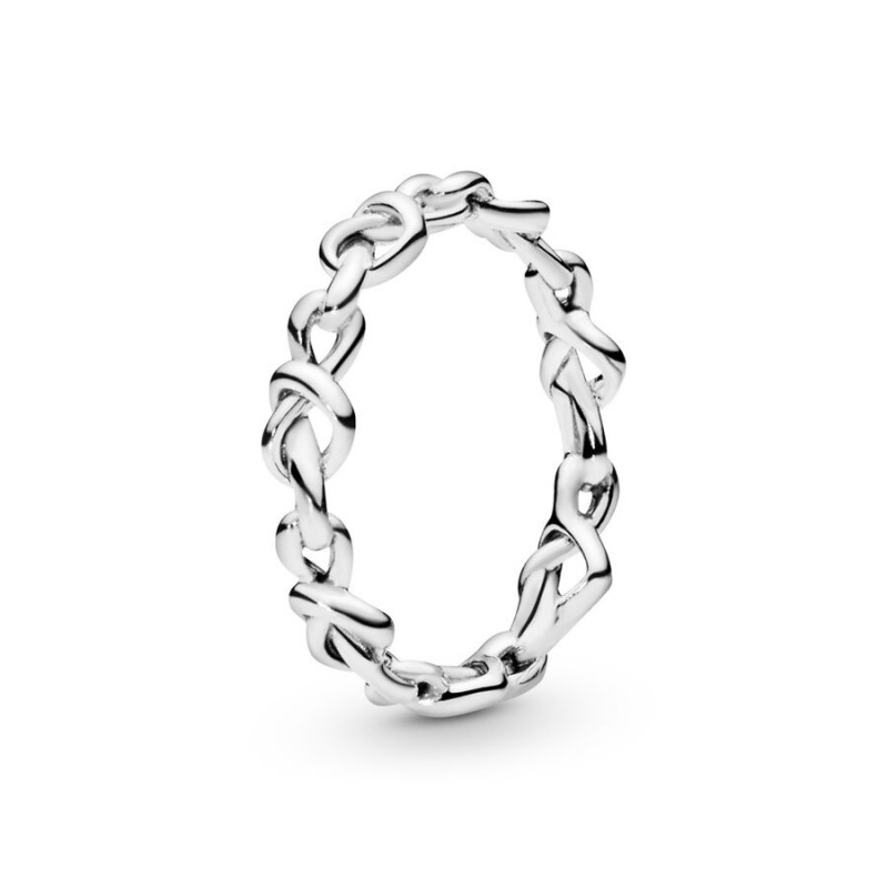 Pandora Ring Sets Sterling Silver | 375-FAQLHY