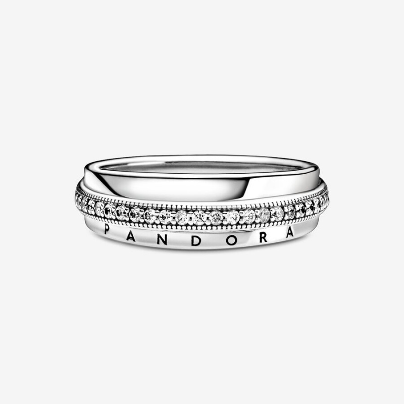 Pandora Ring Sets Sterling Silver | 495-UDXZKA