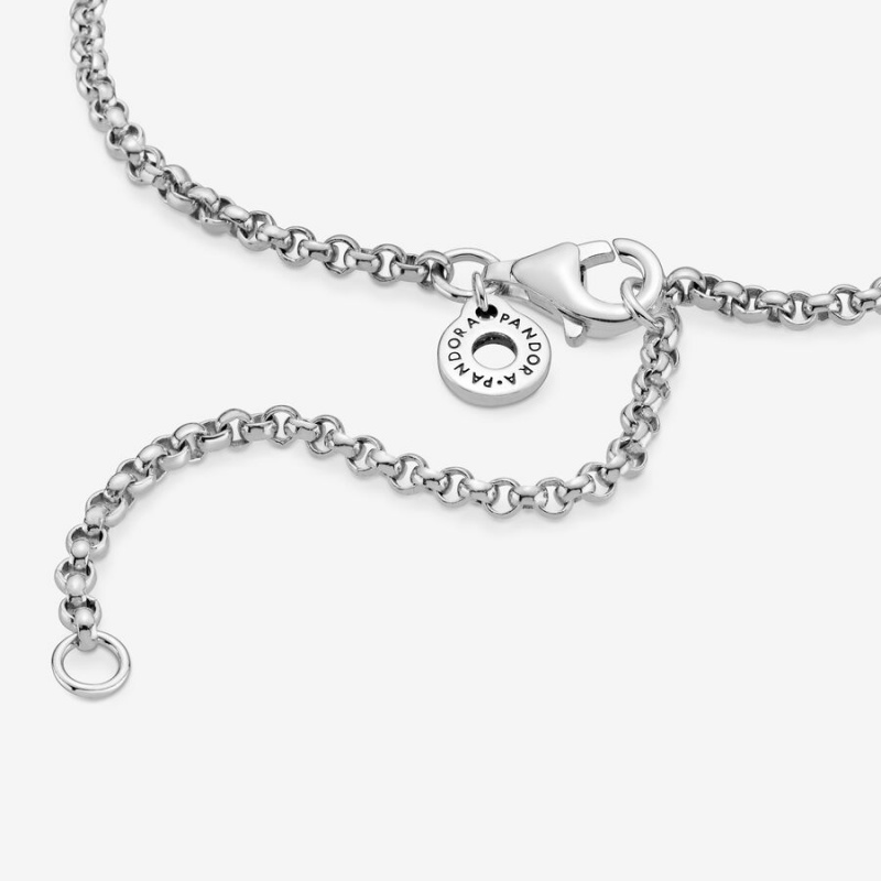 Pandora Rolo Chain Necklaces Sterling Silver | 942-XULMZR