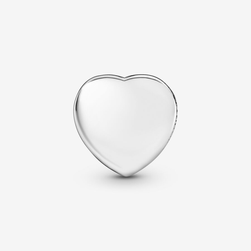 Pandora Simple Heart Clip Clips Sterling Silver | 392-IPELTY