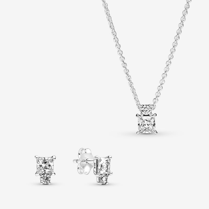 Pandora Sparkling Snowflake Pendant Necklace Pendant Necklaces Sterling Silver | 031-QVXURB