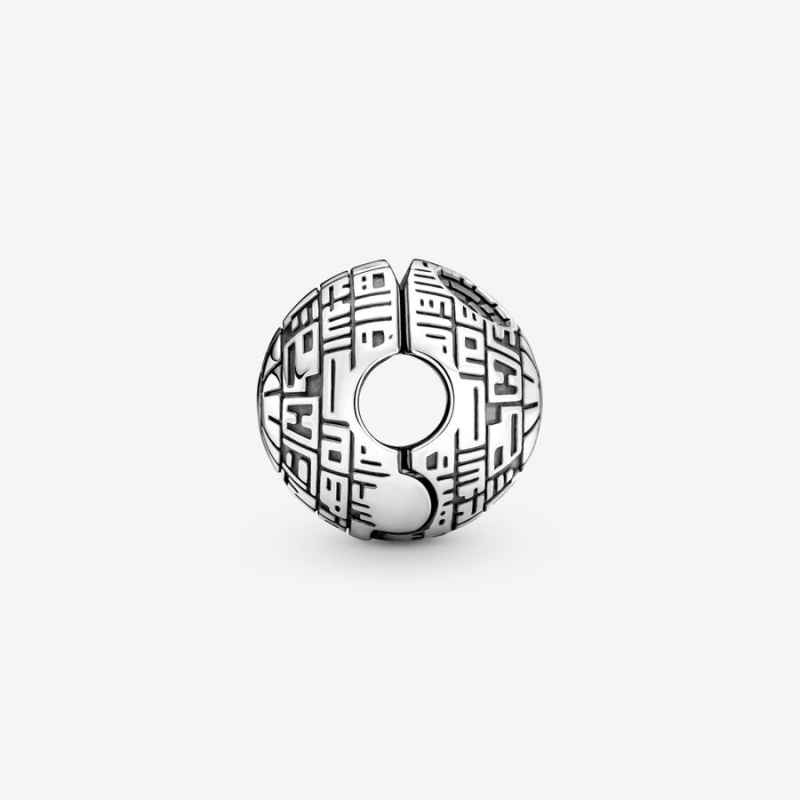 Pandora Star Wars Death Star Clip Clips Sterling Silver | 603-YNVTGU