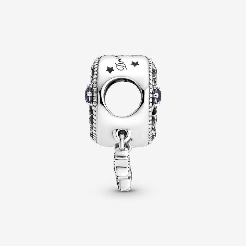 Pandora Star & Crescent Moon Dangle Charms Sterling Silver | 140-TPREBI