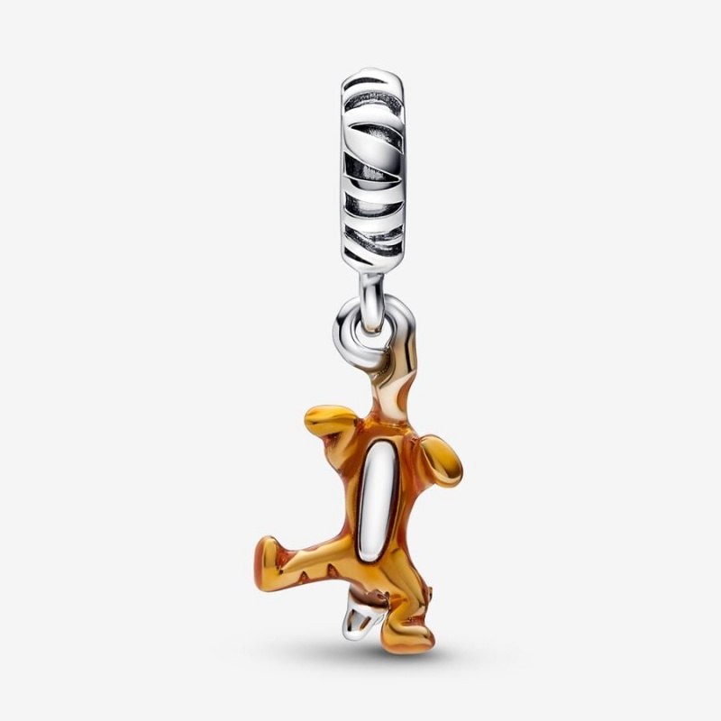 Pandora Winnie the Pooh Tigger Dangle Dangle Charms Sterling Silver | 902-YSRLUT